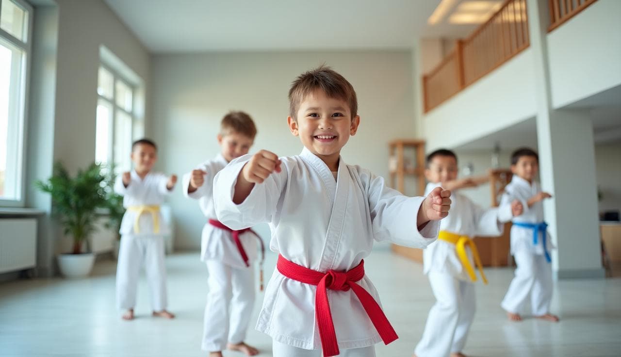 Karate Kids training 1